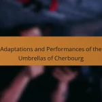 Adaptations and Performances of the Umbrellas of Cherbourg