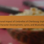 Emotional Impact of Umbrellas of Cherbourg: Exploring Character Development, Lyrics, and Musicality