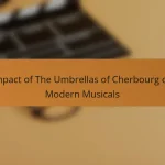 Impact of The Umbrellas of Cherbourg on Modern Musicals