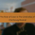 The Role of Color in The Umbrellas of Cherbourg Musical