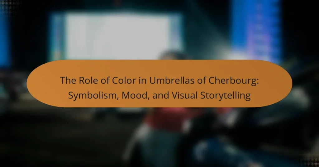 The Role of Color in Umbrellas of Cherbourg: Symbolism, Mood, and Visual Storytelling