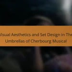 Visual Aesthetics and Set Design in The Umbrellas of Cherbourg Musical